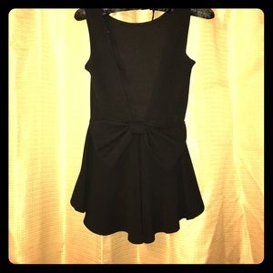 Luxe Bow Backless top