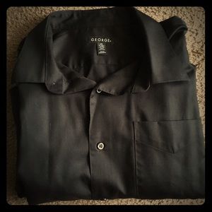 Men's Black Dress Shirt