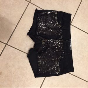 Sequin shorts