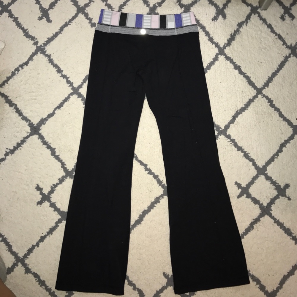 Lululemon Groove Pants Black Reversible