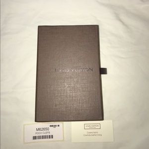 Louis Vuitton key pouch used with box/packaging