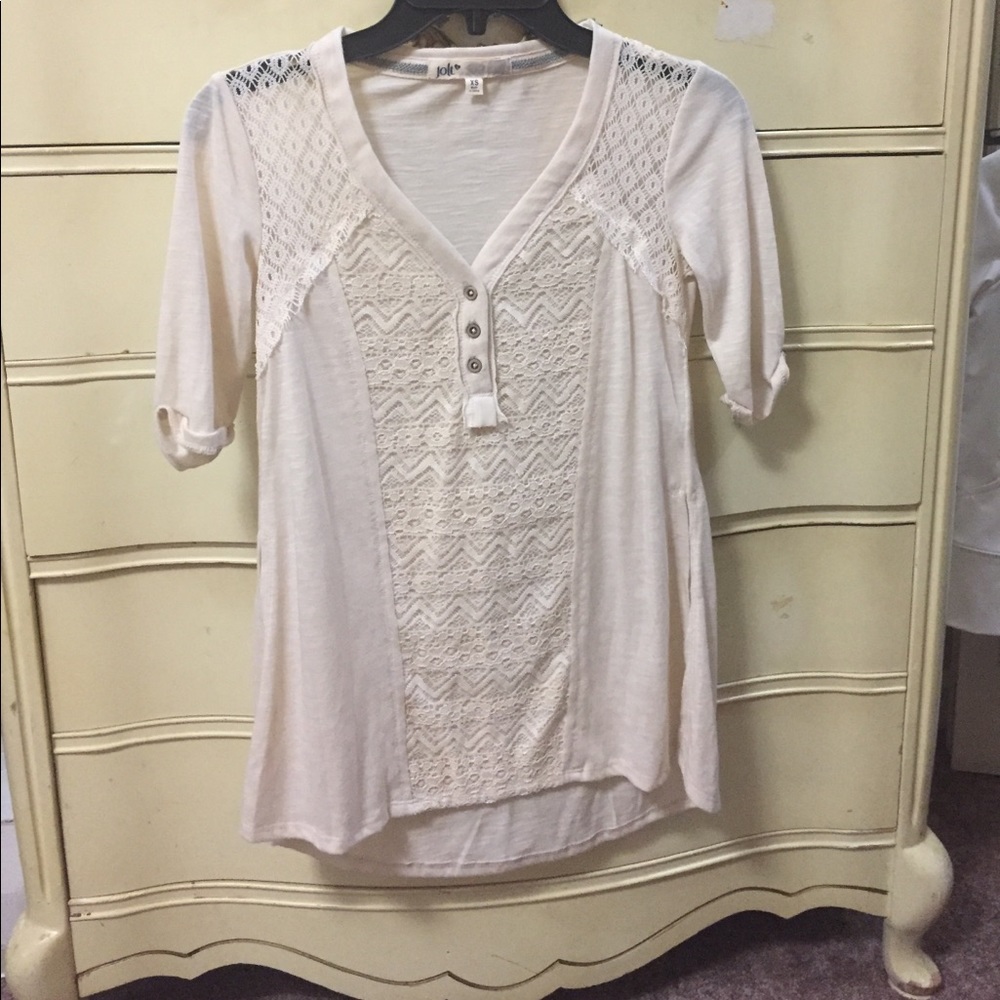 Cream colored top