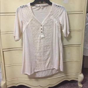 Cream colored top