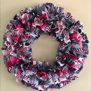 Rag wreaths, custom made