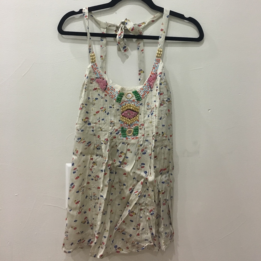 Free People floral tank