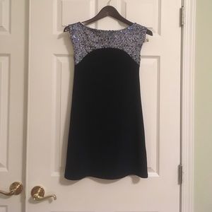 Formal Navy Blue sequin dress