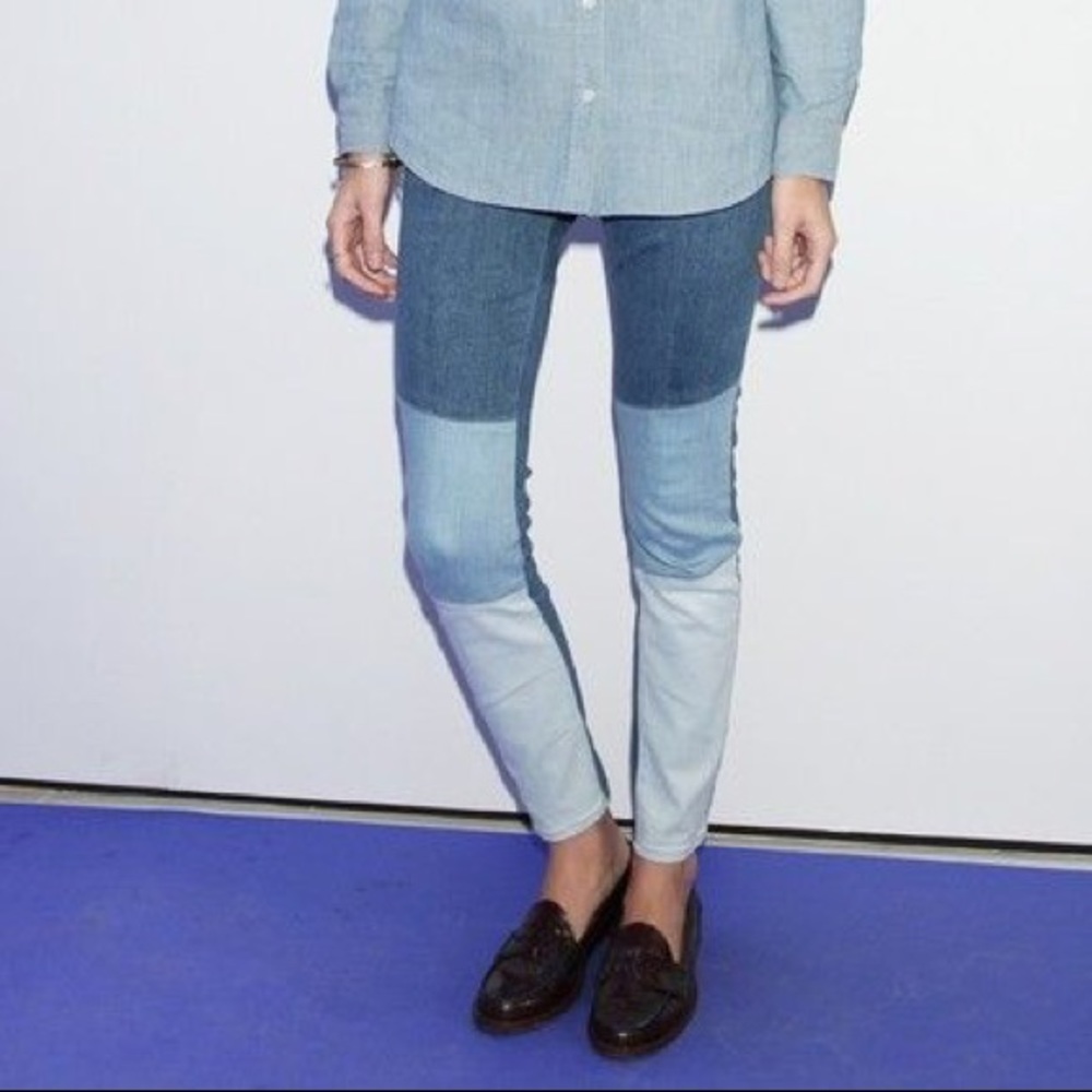 FRAME patchwork jeans