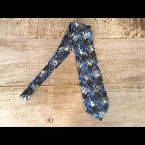 Jerry Garcia Olive / Grey Blue Tie