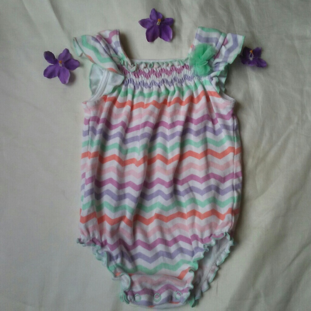 Baby Girls Tank Top Onesie 9 Months