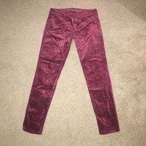 AE super stretch velvet jeggings! [like new]