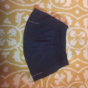 Black Authentic Lululemon Running Skirt