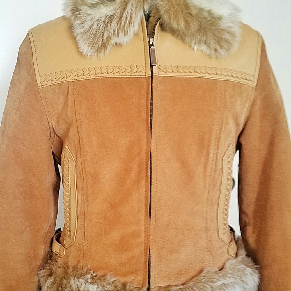 Cripple Creek Suede and Leather Jacket