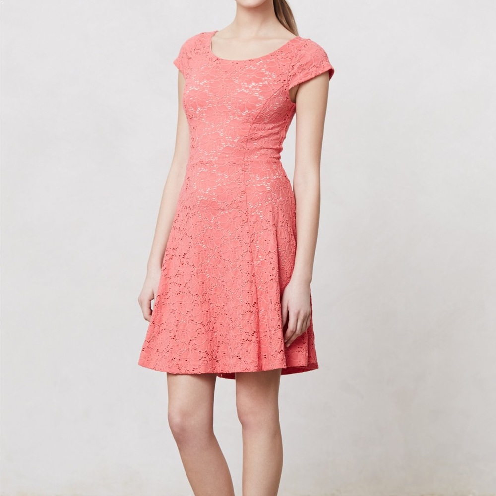 Maeve from Anthropologie Coral dress - Picture 1 of 6
