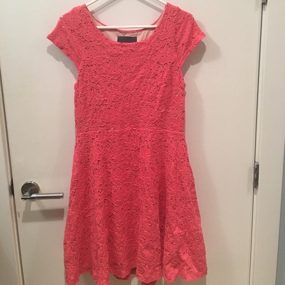 Maeve from Anthropologie Coral dress - Picture 3 of 6