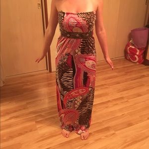 Sexy Strapless Maxidress