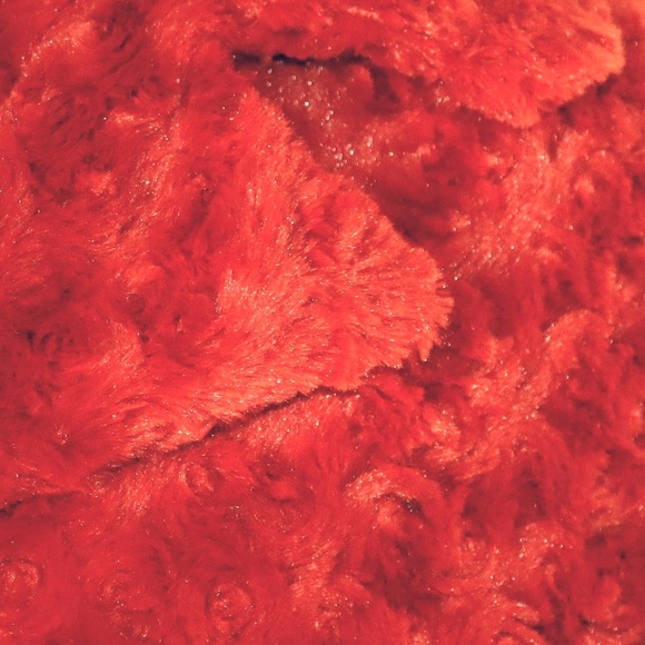 Fabulous Red Faux Fur Coat - Picture 4 of 4