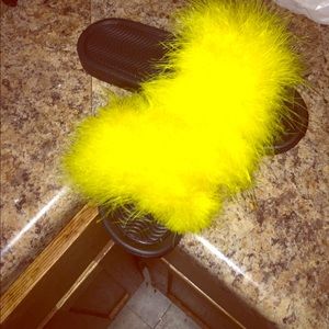 Yellow fur slides