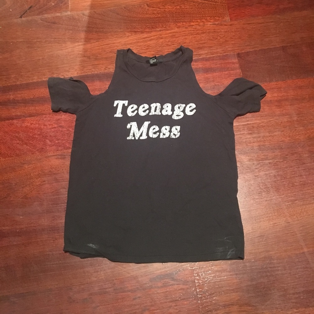 Gray Cold Should Graphic Top