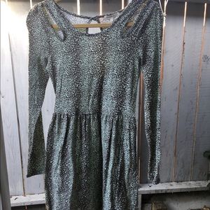 Charlotte Russe mint leopard pattern dress
