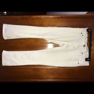 Free People White capris