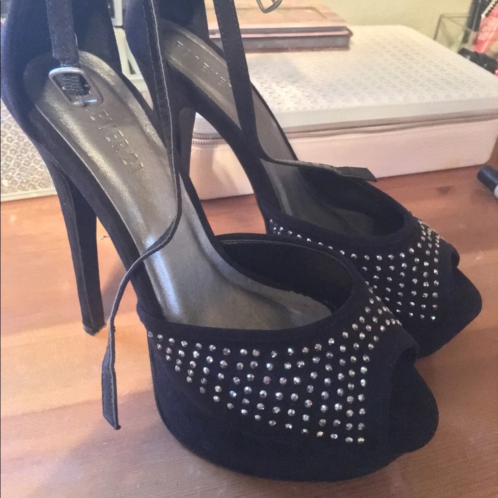 Forever 21 Black Heels