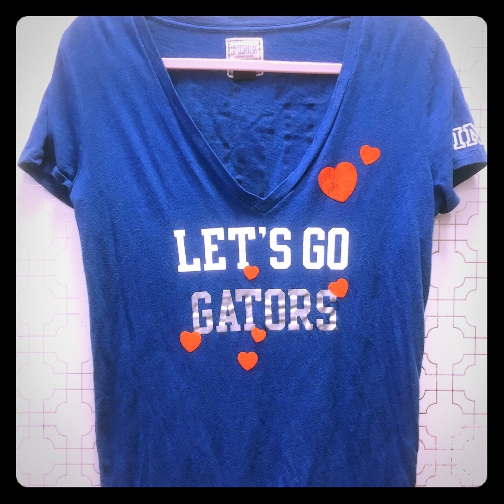 Victoria's Secret pink collegiate t shirt