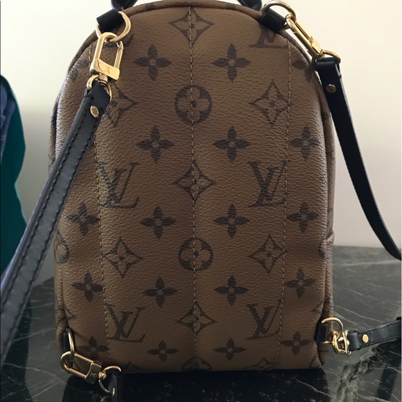 Louis Vuitton Palm Springs mini backpack reverse - Picture 2 of 4