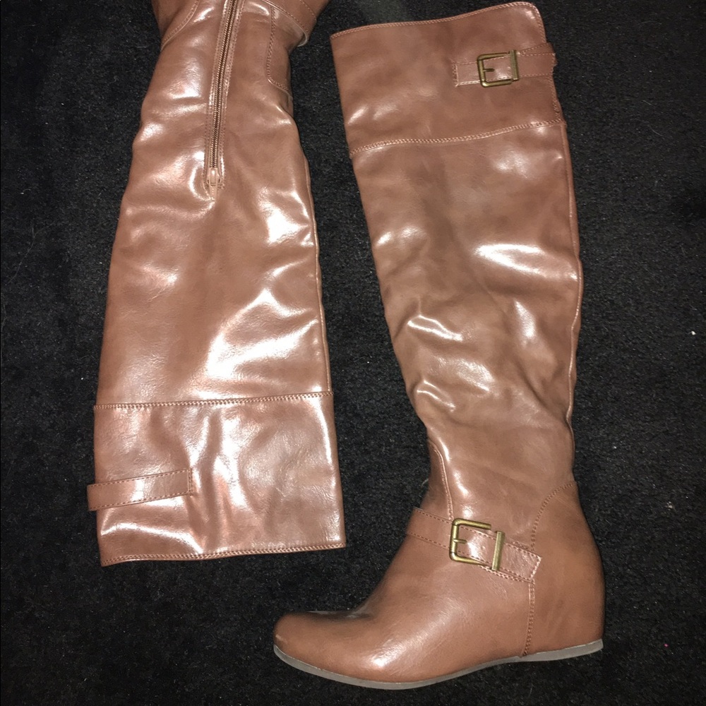 High Brown Aldo Boots