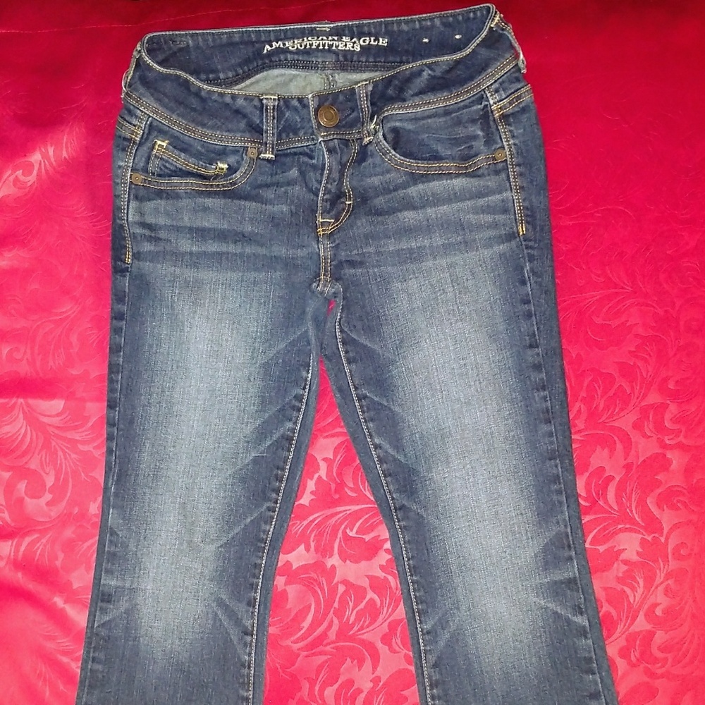 American Eagle jeans. Kick boot stretch