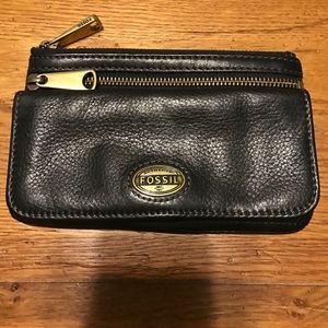 Black Fossil Wallet