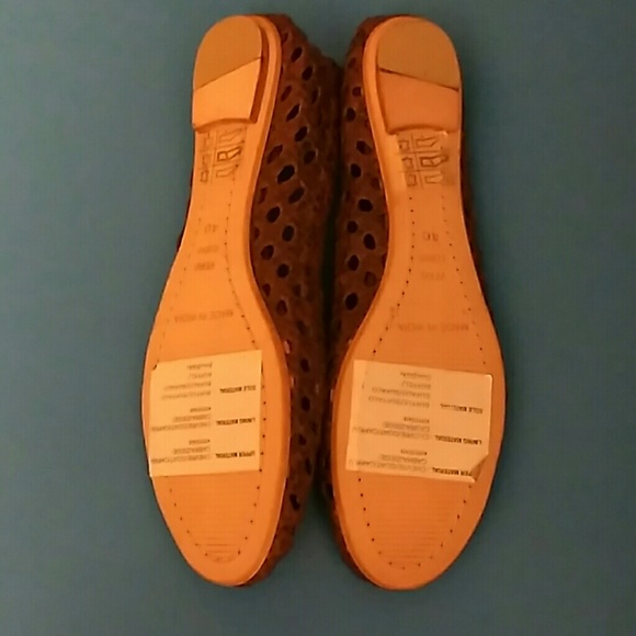 Antik Batik Nina woven leather ballerina browm size 10 - Picture 5 of 6