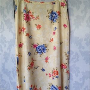 Liz Claiborne floral print skirt.