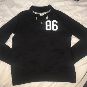 victoria’s secret quarter zip sweater