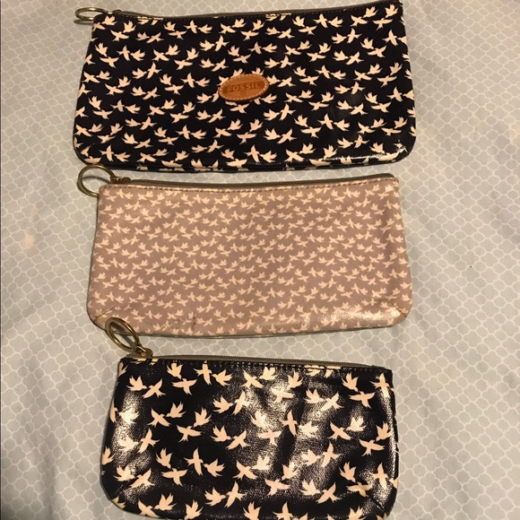 Fossil Bags Cosmetics Bag Set Poshmark