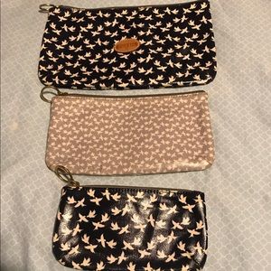 Fossil cosmetics bag set