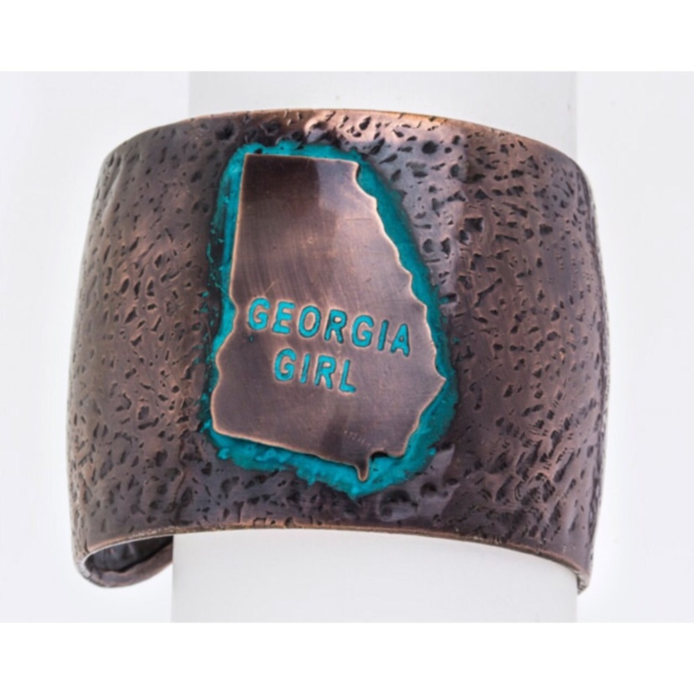 Georgia Girl Chocolate • Metal Wrist Cuff