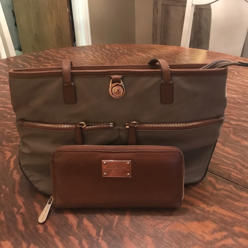Michael Kors purse and wallet