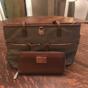 Michael Kors purse and wallet