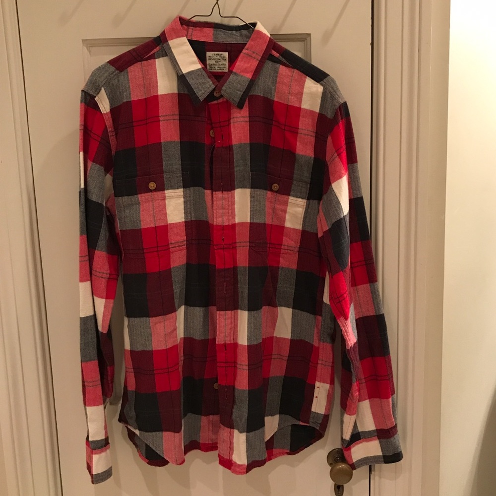 J. Crew Checkered Flannel