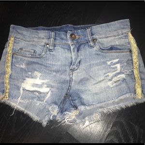 Blank NYC -snakeskin shorts