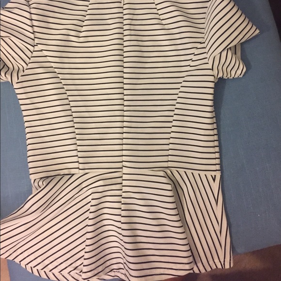 OXFORD CIRCUS PEPLUM TOP - Picture 4 of 4