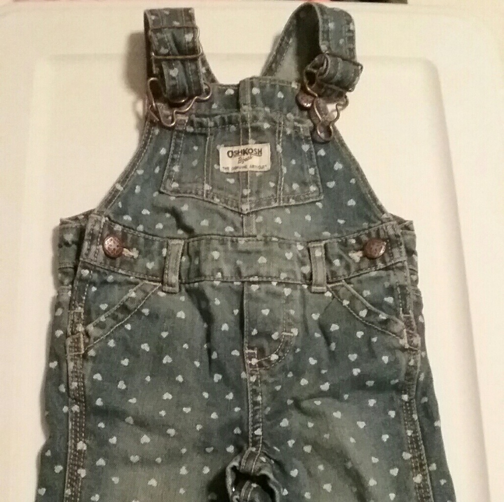 SOLD OSHKOSH Overalls with Hearts