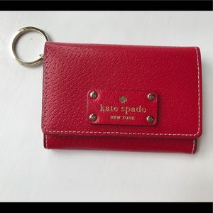 Kate Spade key ring wallet NWOT