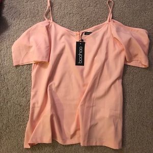 Boohoo off the shoulder blouse