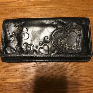 Leather wallet by Fossil