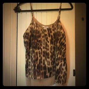 Bar III leopard print tank 🐆🖤🧡