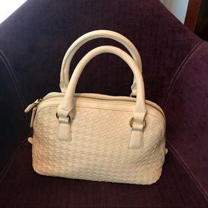 Forever 21 white satchel purse