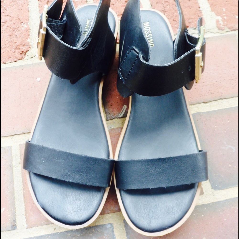 Black Platform Wedges