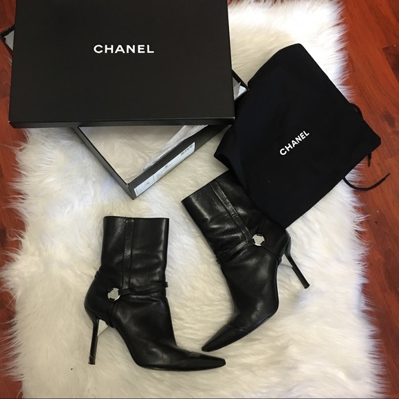 CHANEL Shoes - CHANEL POINTY BOOTS