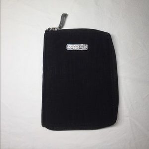 RFID Black passport & credit card wallet